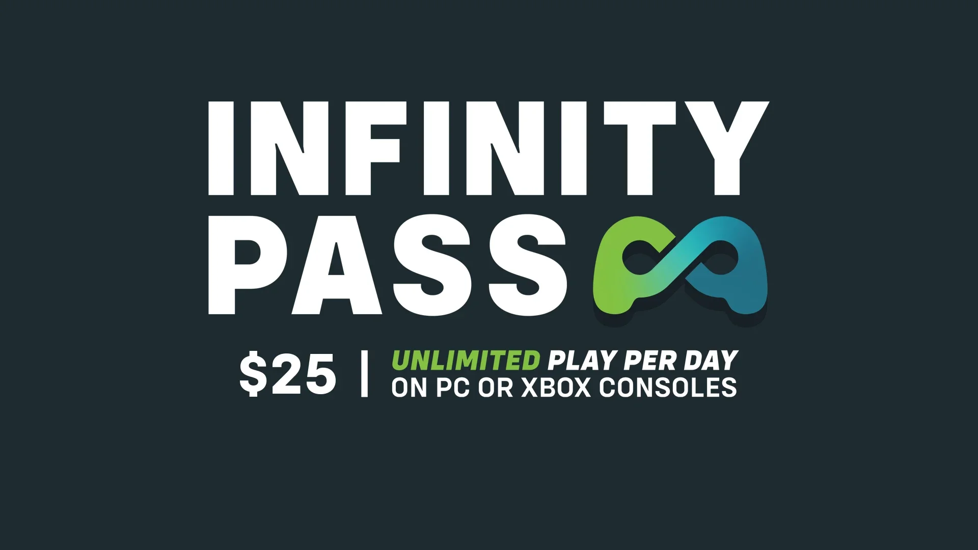 Infinity Pass promo: $25 for unlimited play per day on PC or Xbox consoles at Ignite Arcade.